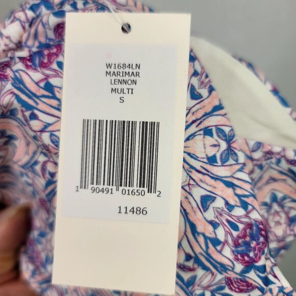 Eberjey Marimar Lennon Halter Bikini Top Floral Multi Small - Picture 5 of 6